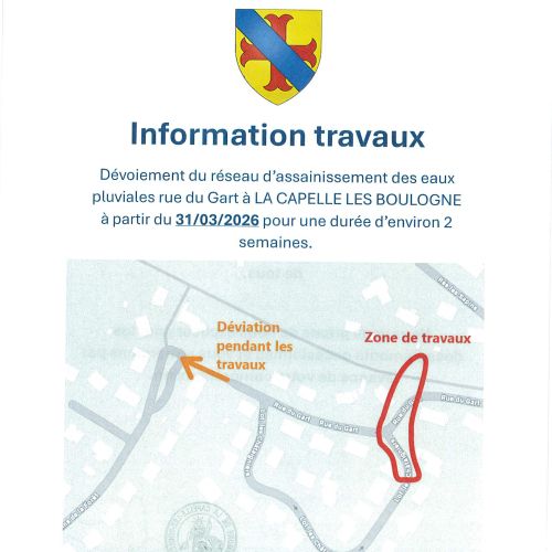 Information travaux